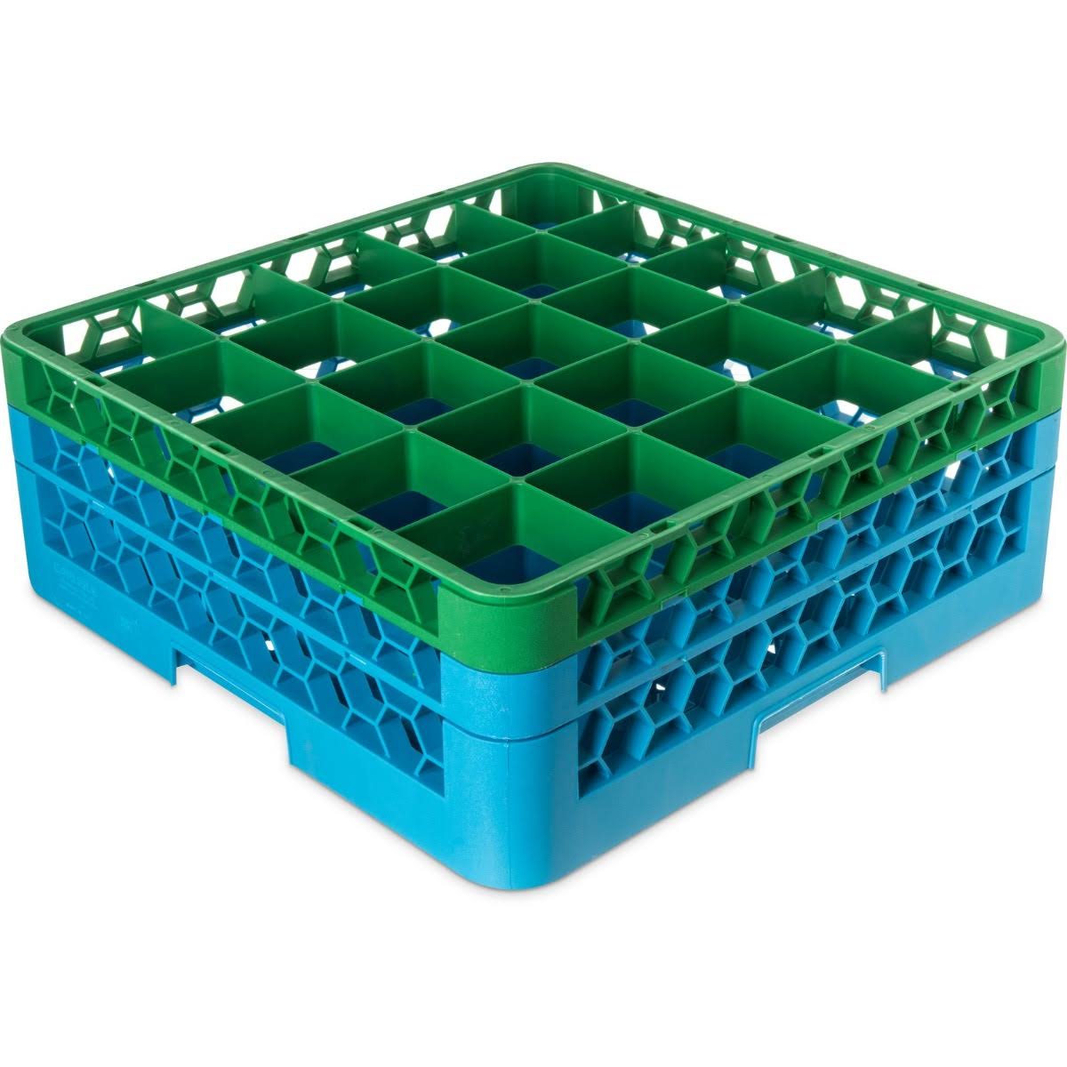 25 Compartments Dishwasher Glass Rack with 2 Color Coded Extenders J29719