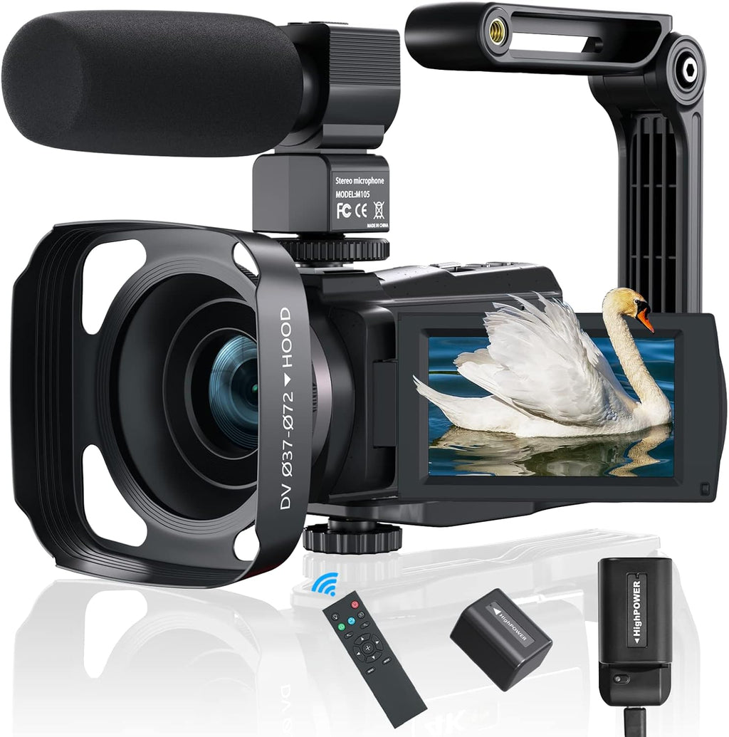 4K 48MP WiFi Vlogging Camera with Touch Screen IR Night Vision K8613