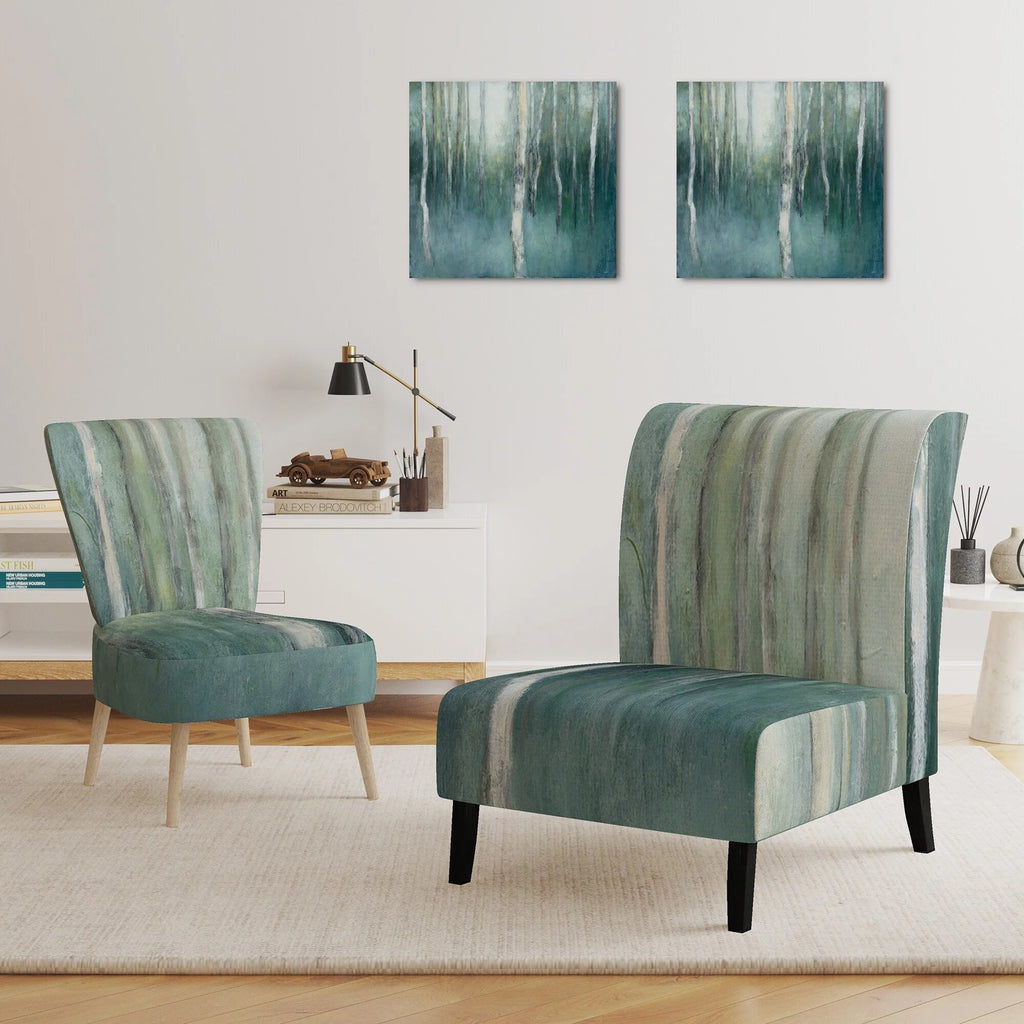 Green Forest Dream Upholstered Traditional Accent Chair T883