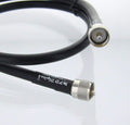50 ft Black 50 Ohm RF Coaxial Cable with UHF PL259 Male Connectors J7731