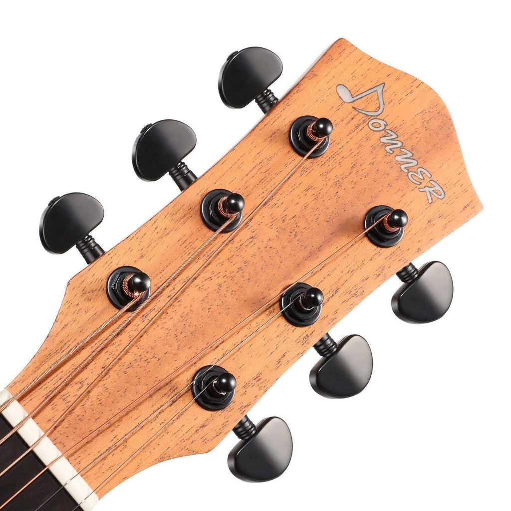 Beginner Acoustic Guitar Bundle with Gig Bag Tuner Capo Picks Strap String G336