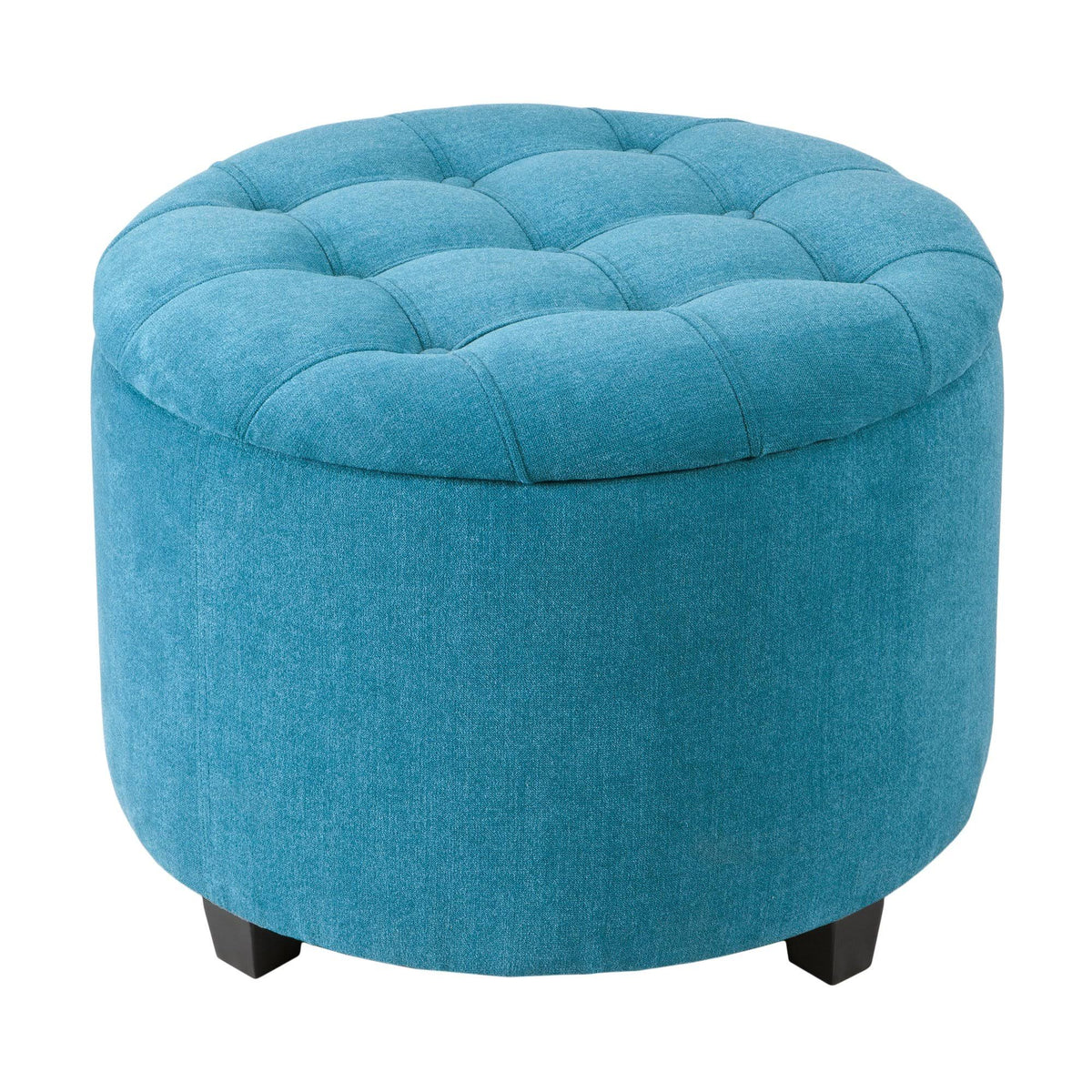 Blue Storage Ottoman O1407