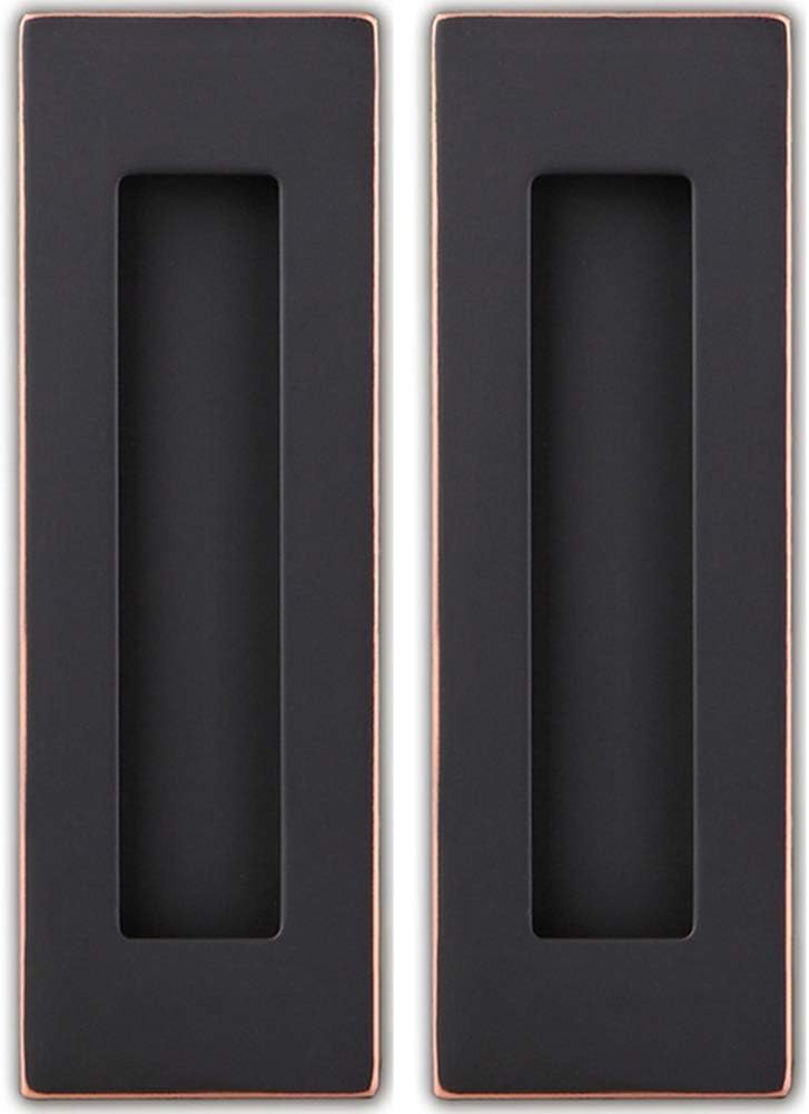 Oil Rubbed Bronze Flush Pull (6 Pack) T36617