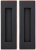 Oil Rubbed Bronze Flush Pull (6 Pack) T36617