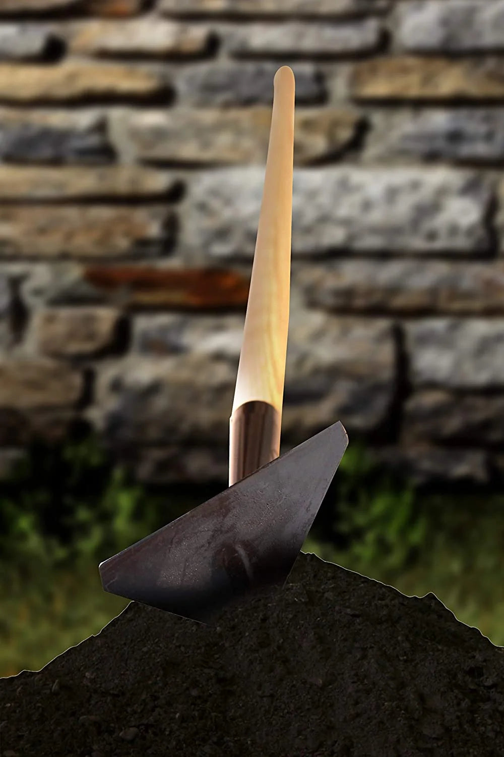 Tempered Steel 60-inch Wooden Handle Hoe N33200