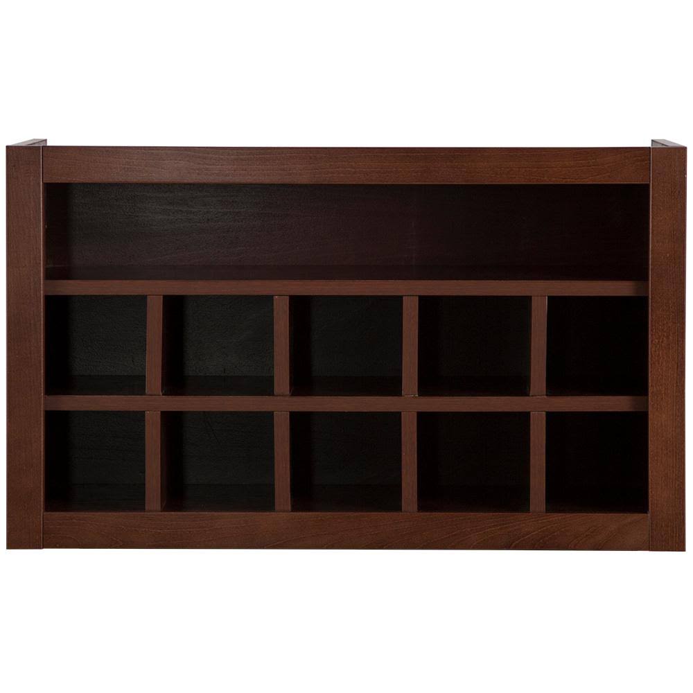 Flex Wall Cabinet with Shelves and Dividers in Amber O9596