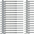 20 Pairs Stainless Steel Cable Railing Kit U1896