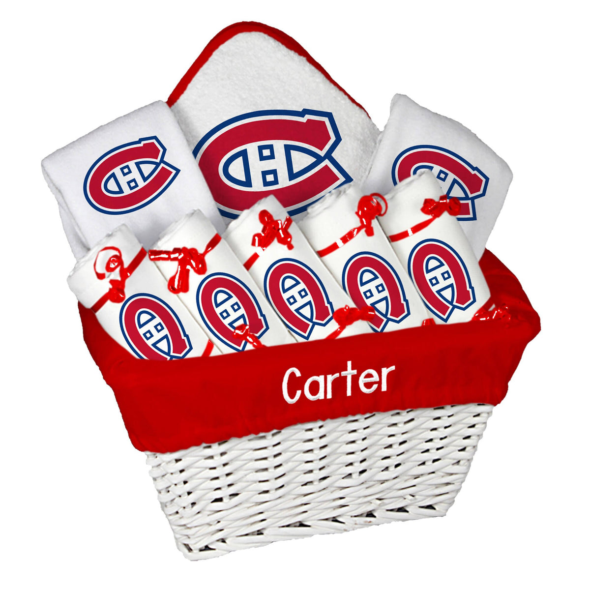 Newborn Infant Gift Basket - White M4890