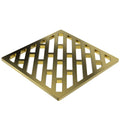 PVD Satin Brass Square Shower Drain L71417