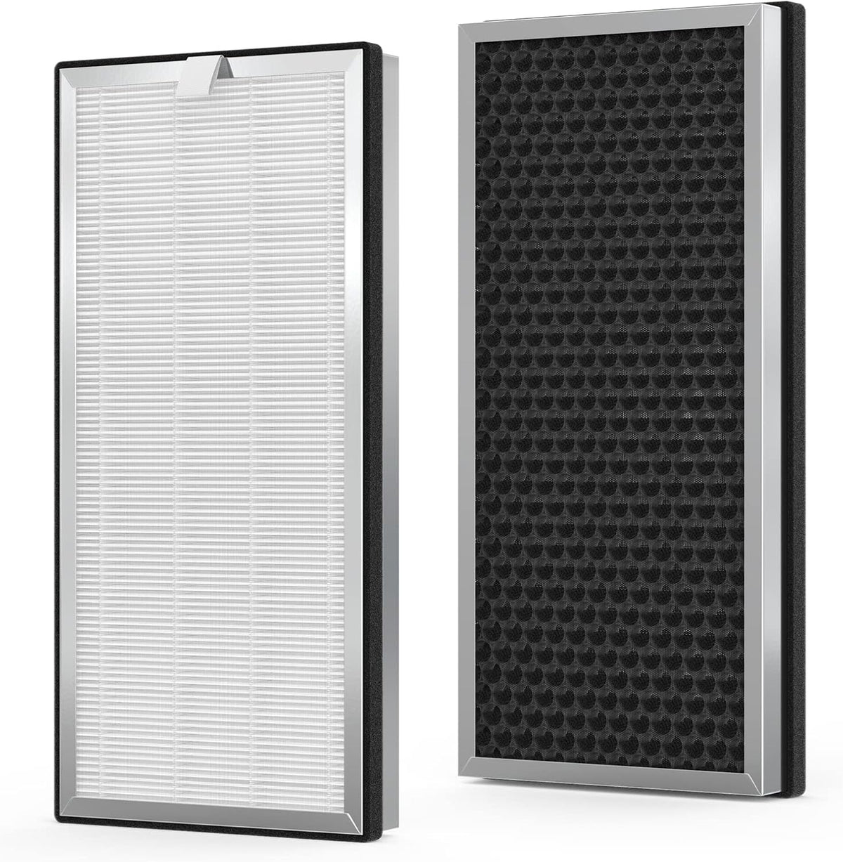 2 PACK H13 True HEPA Replacement Filters with Pre-filter and Activated Carbon Filter H47089