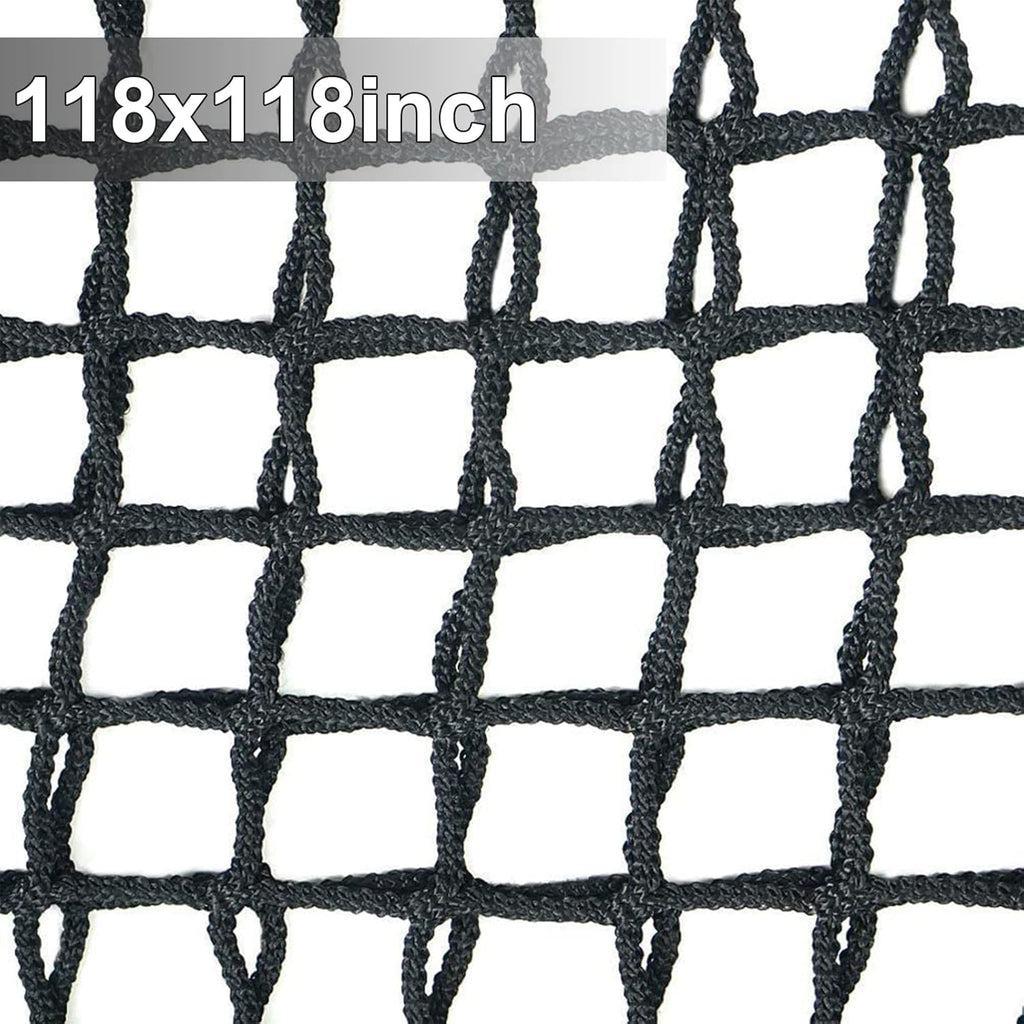 9.8X9.8 FT Kids Playground Net Heavy Duty Climbing Cargo Net I81773
