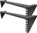 2U Light-Loading Foldable 19 Inches Cold Rolled Steel Vertical Wall Mount Rack R100791