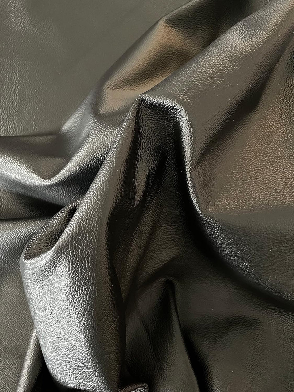 Black Cowhide Leather Whole Hides 40 Sq Ft U752187
