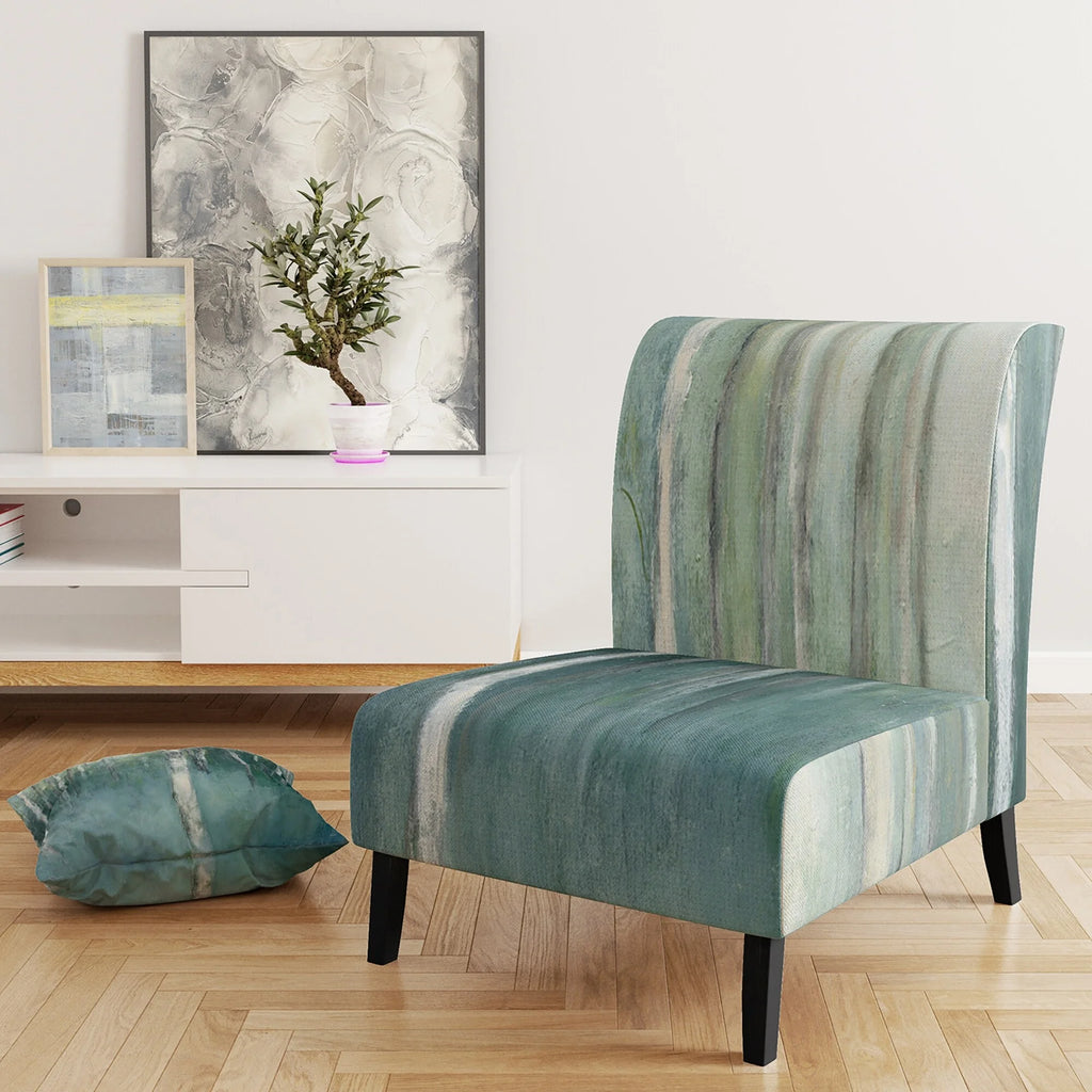 Green Forest Dream Upholstered Traditional Accent Chair T883