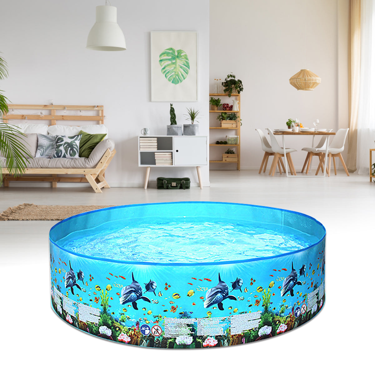 Inflatable Plastic Swimming Pool U472