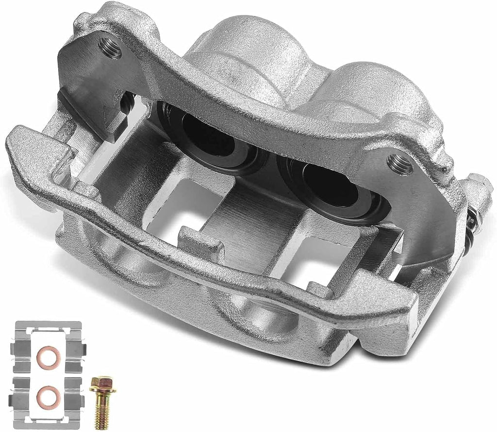 Disc Brake Caliper Assembly with Bracket Front Right Pack of 2 Q2446