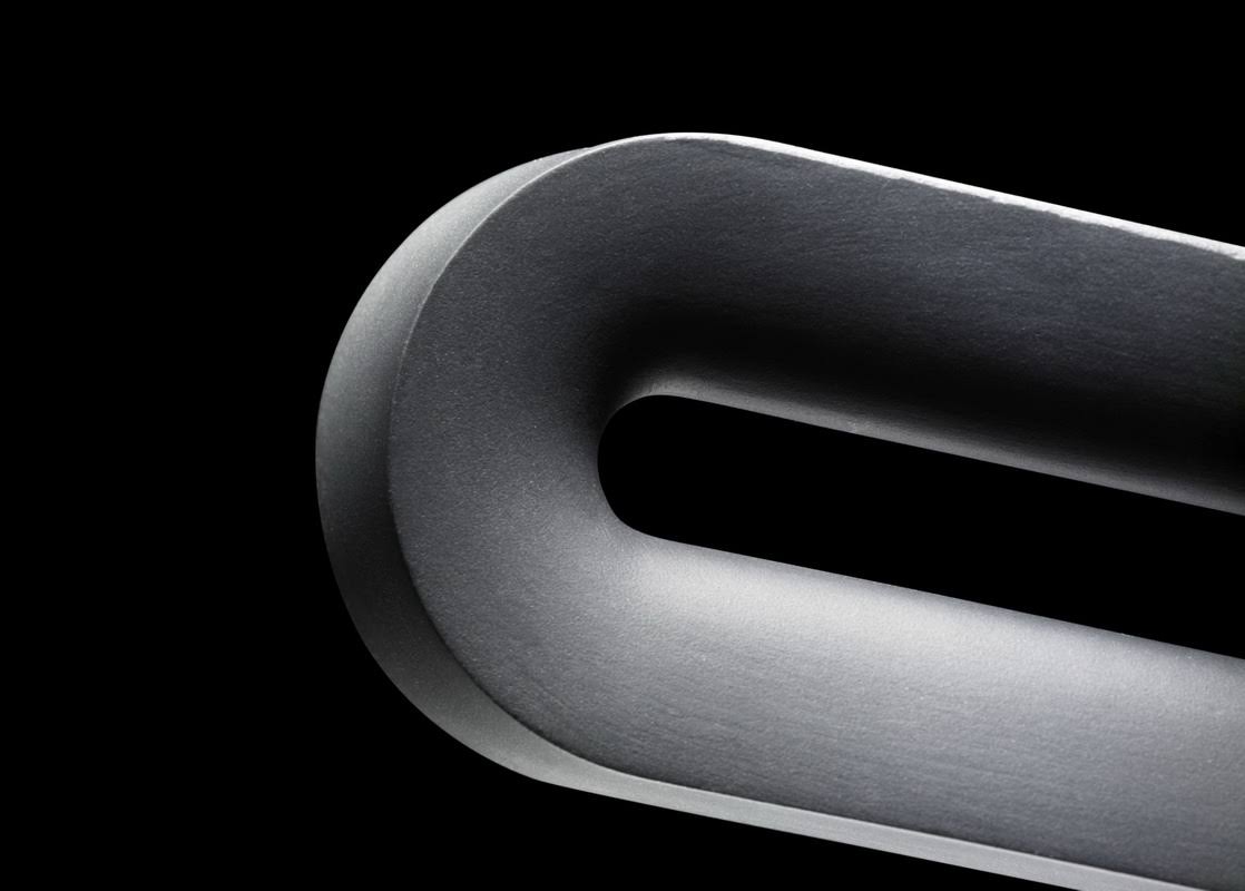 Charcoal Oval Cabinet Pull V61509