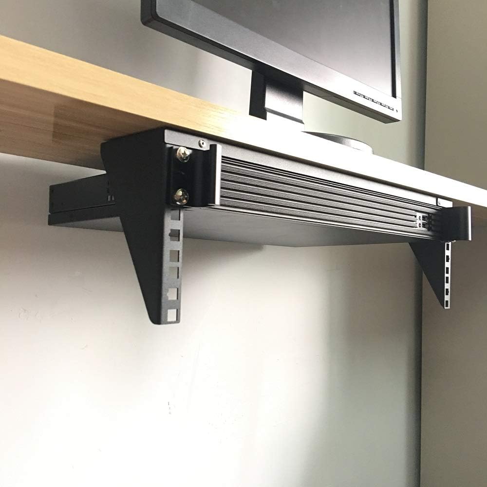 2U Light-Loading Foldable 19 Inches Cold Rolled Steel Vertical Wall Mount Rack R100791