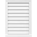 PVC Gable Vent with Brickmould P168