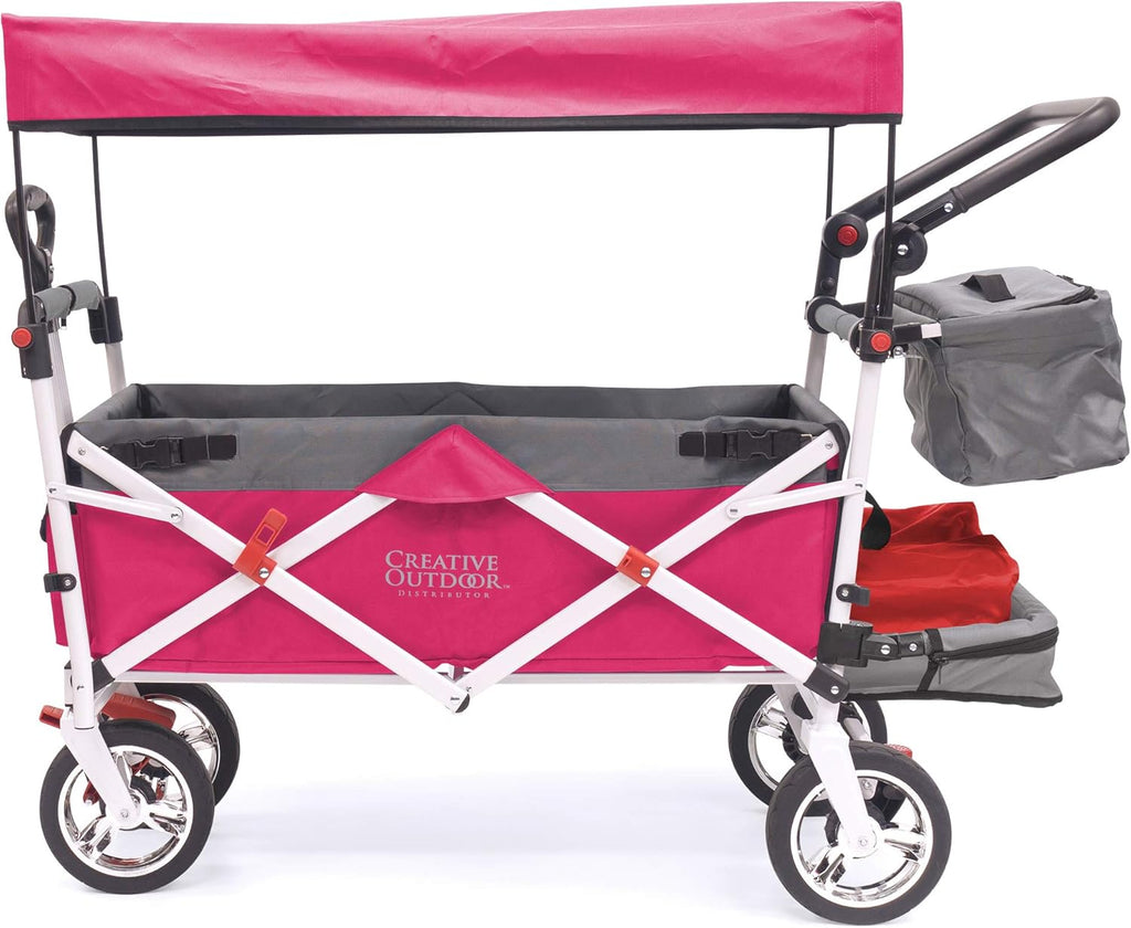 Purple Collapsible Folding Wagon Cart E7371