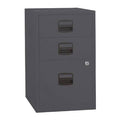 Charcoal 3 Drawer Vertical Filing Cabinet K585344