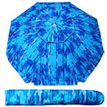 6.5ft Portable Beach Umbrella with Carry Bag Z56971
