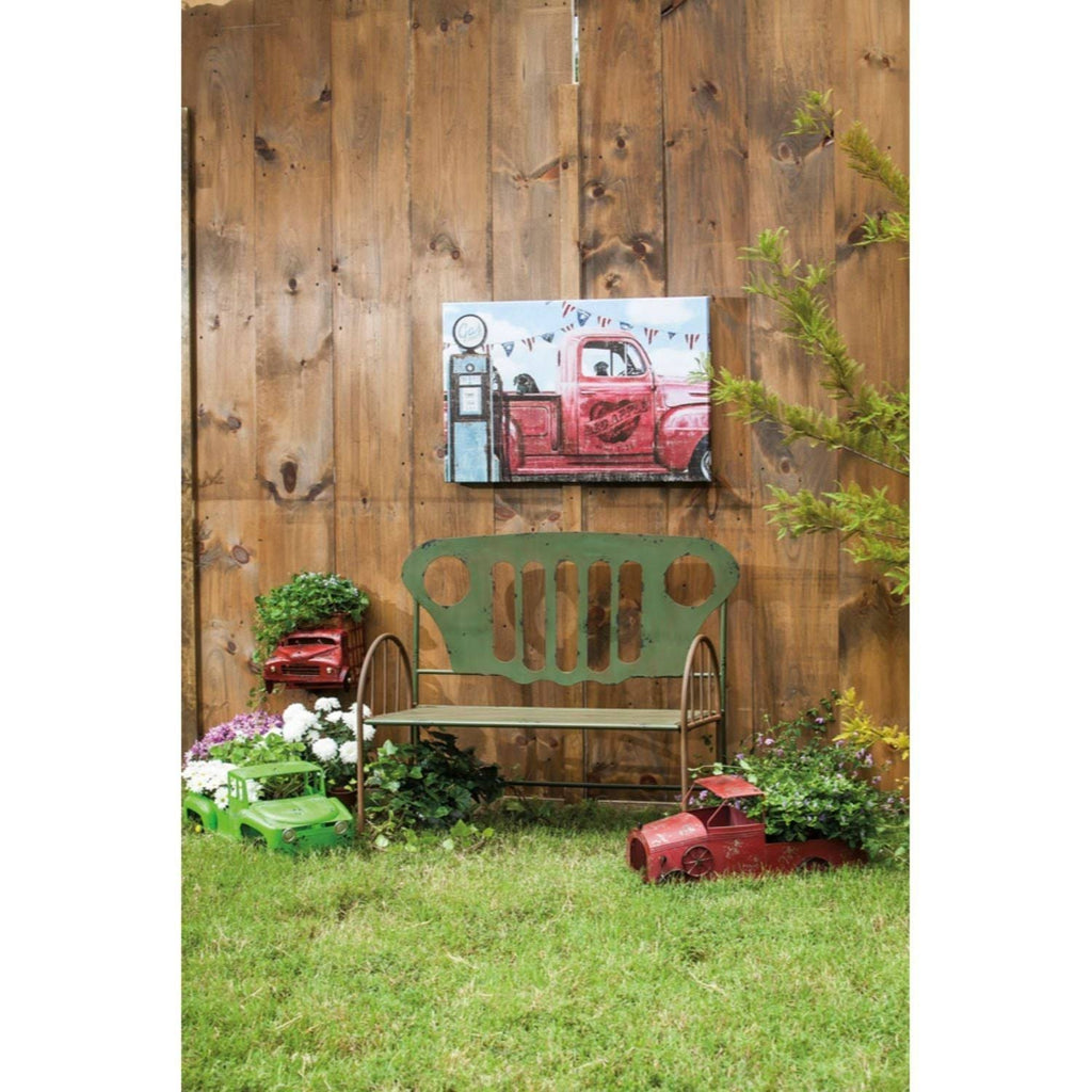 Metal Truck Bench I489