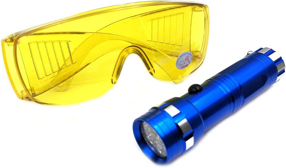Auto Air Conditioner Leak Detector Tool with UV Protective Glasses H4144
