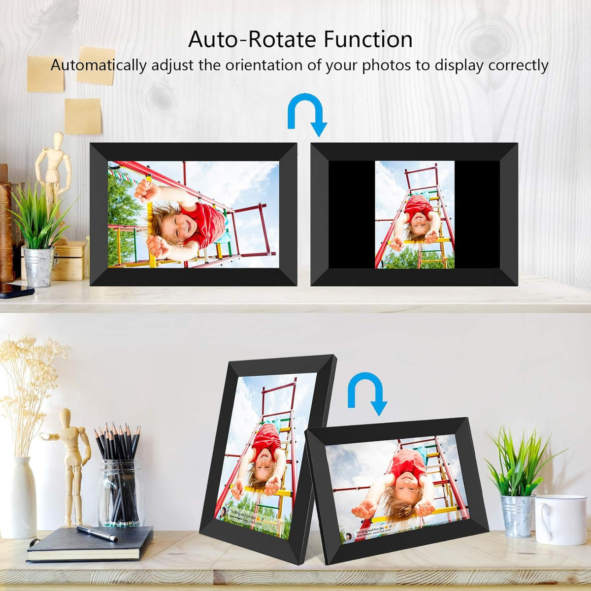 8 Inch Smart WiFi Digital Photo Frame with Touch Screen A6973