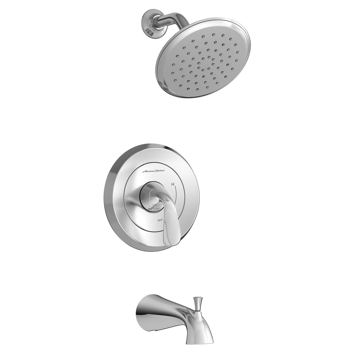 Polished Chrome Tub and Shower Trim Package D276351
