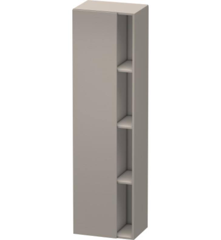 Bi-Color Natural Walnut Tall Cabinet F1393