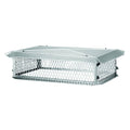 Stainless Steel Multi-Flue Chimney Cap 10x22 H x 26x22 W x 14x22 D U863650
