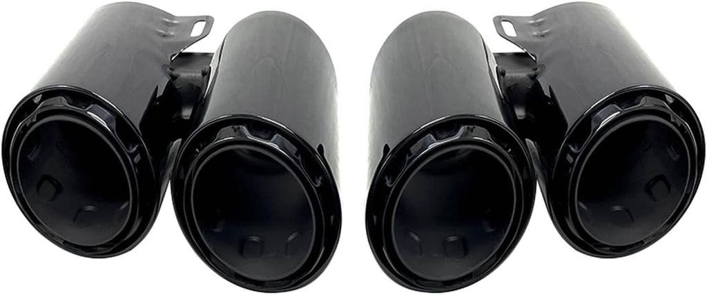 2 pcs Stainless Steel Muffler Tail Tip Exhaust Pipe D7896