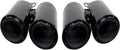 2 pcs Stainless Steel Muffler Tail Tip Exhaust Pipe D7896
