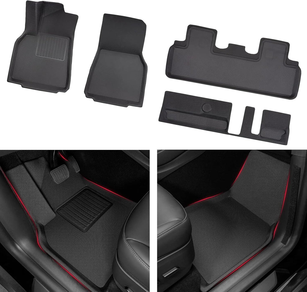 7 Seater Waterproof Floor Mats for Tesla Model Y Q2287