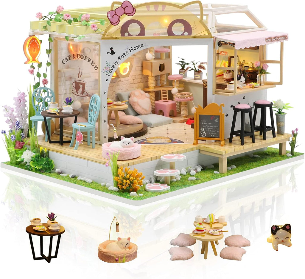 DIY Miniature Dollhouse Kit 1:24 Scale with Music and Dust Proof Q15427