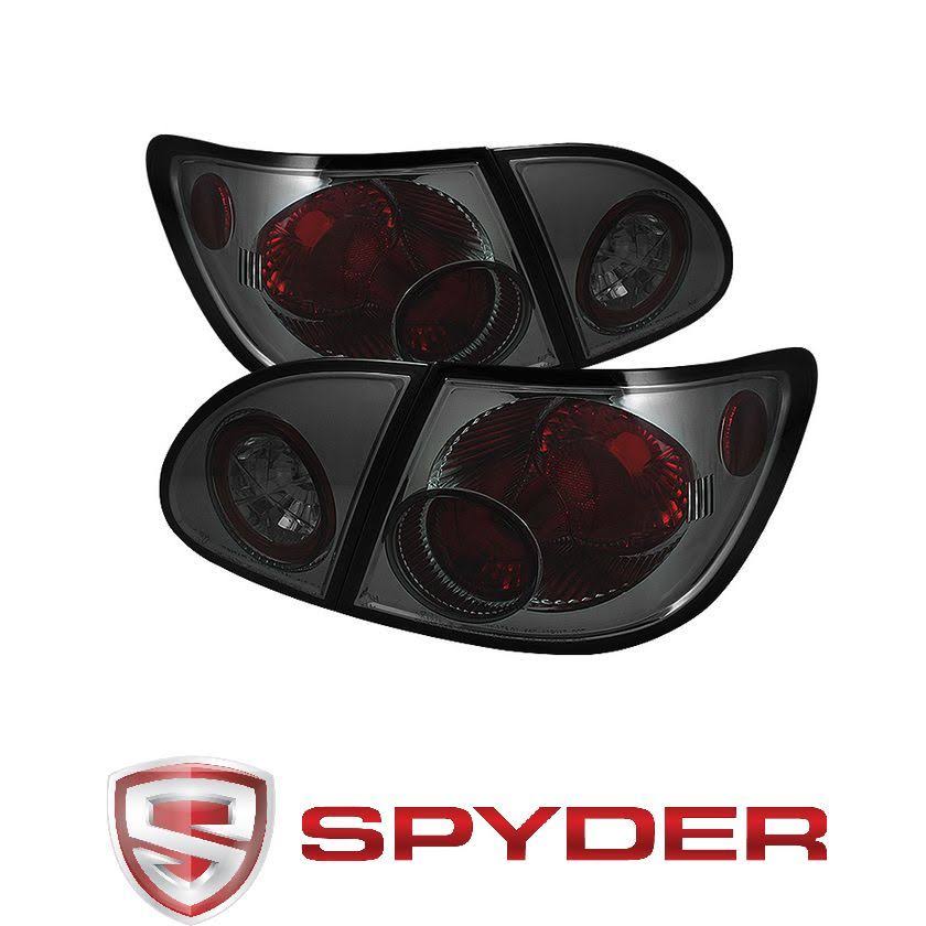 Smoke Euro Style Tail Lights for Toyota Corolla 03-08 H529