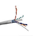 Gray Cat6 Solid STP Bulk Ethernet 23AWG Cable Y51009