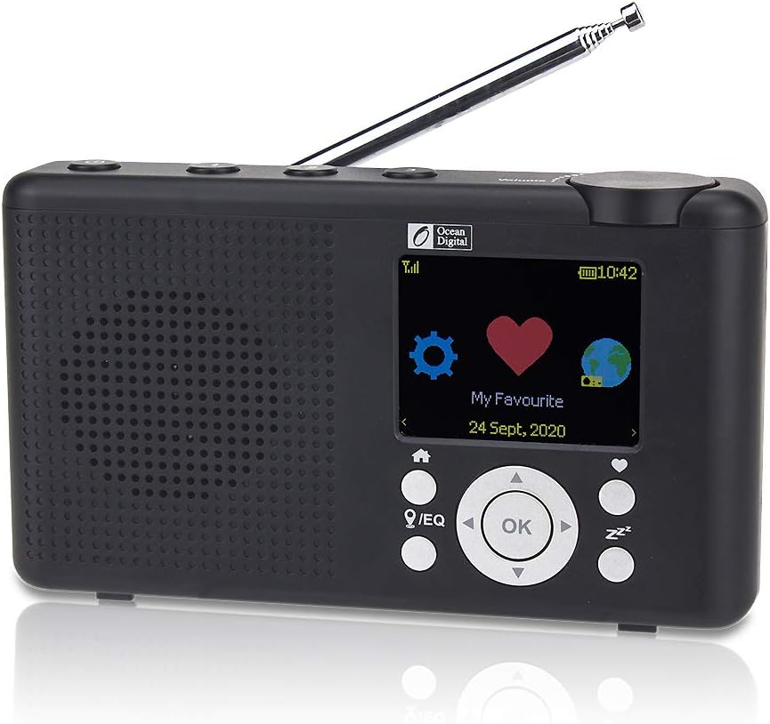 Pack of 2 Portable Wi-Fi Internet Radio with Bluetooth Y29795