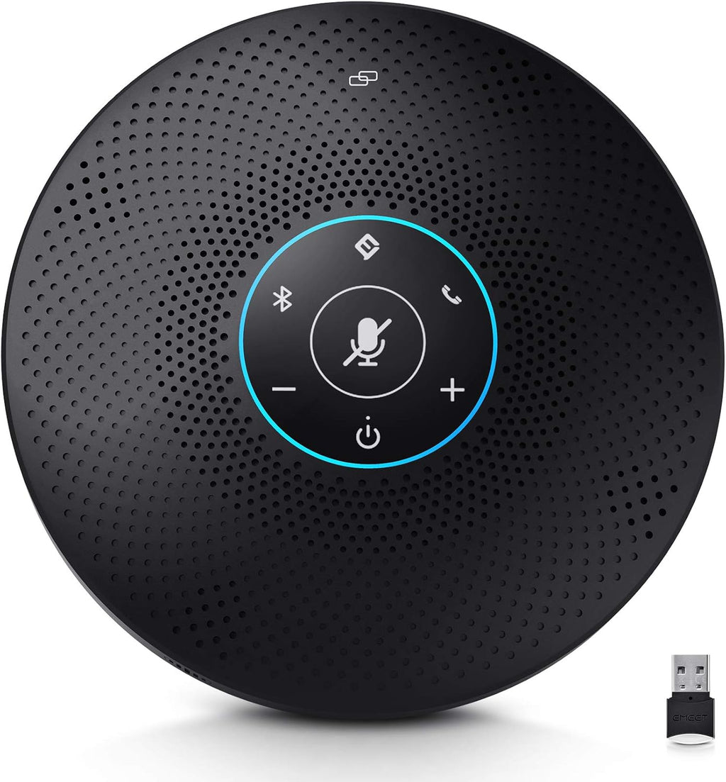 Bluetooth Speakerphone with 4 Directional Mics for up to 15 People O618473