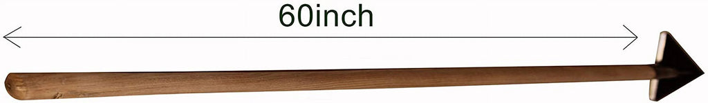 Tempered Steel 60-inch Wooden Handle Hoe N33200