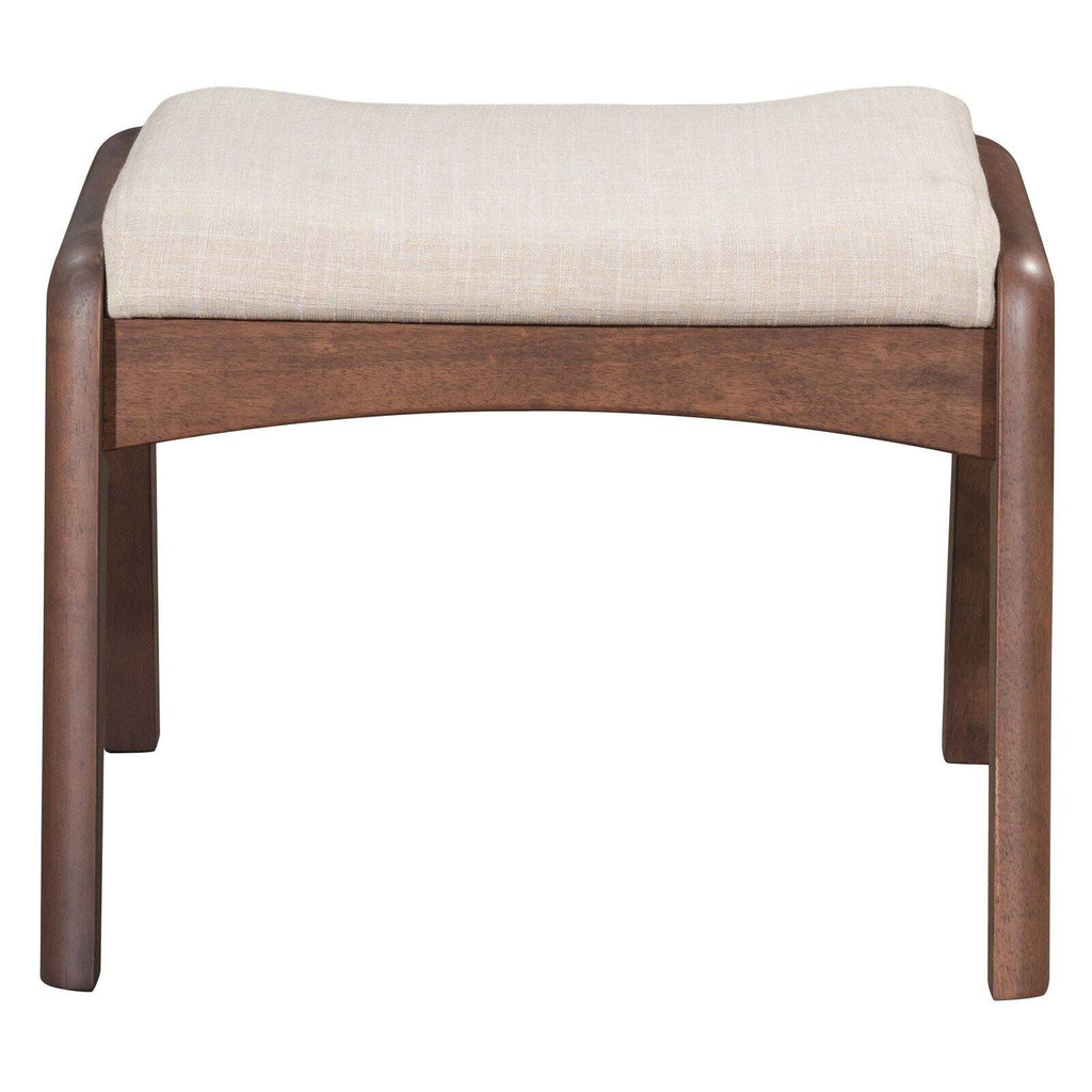 Black Lounge Chair and Ottoman B5051