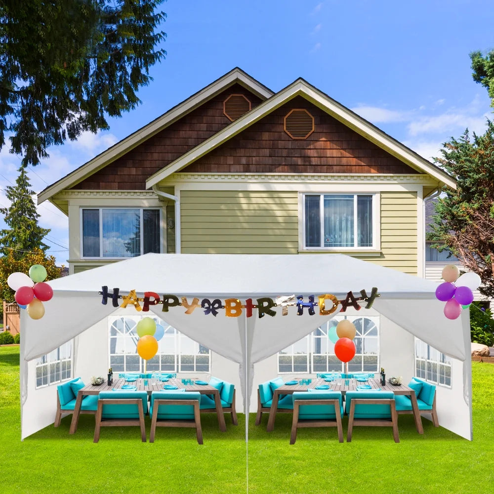 Waterproof Party Tent with Removable Sidewalls T19954