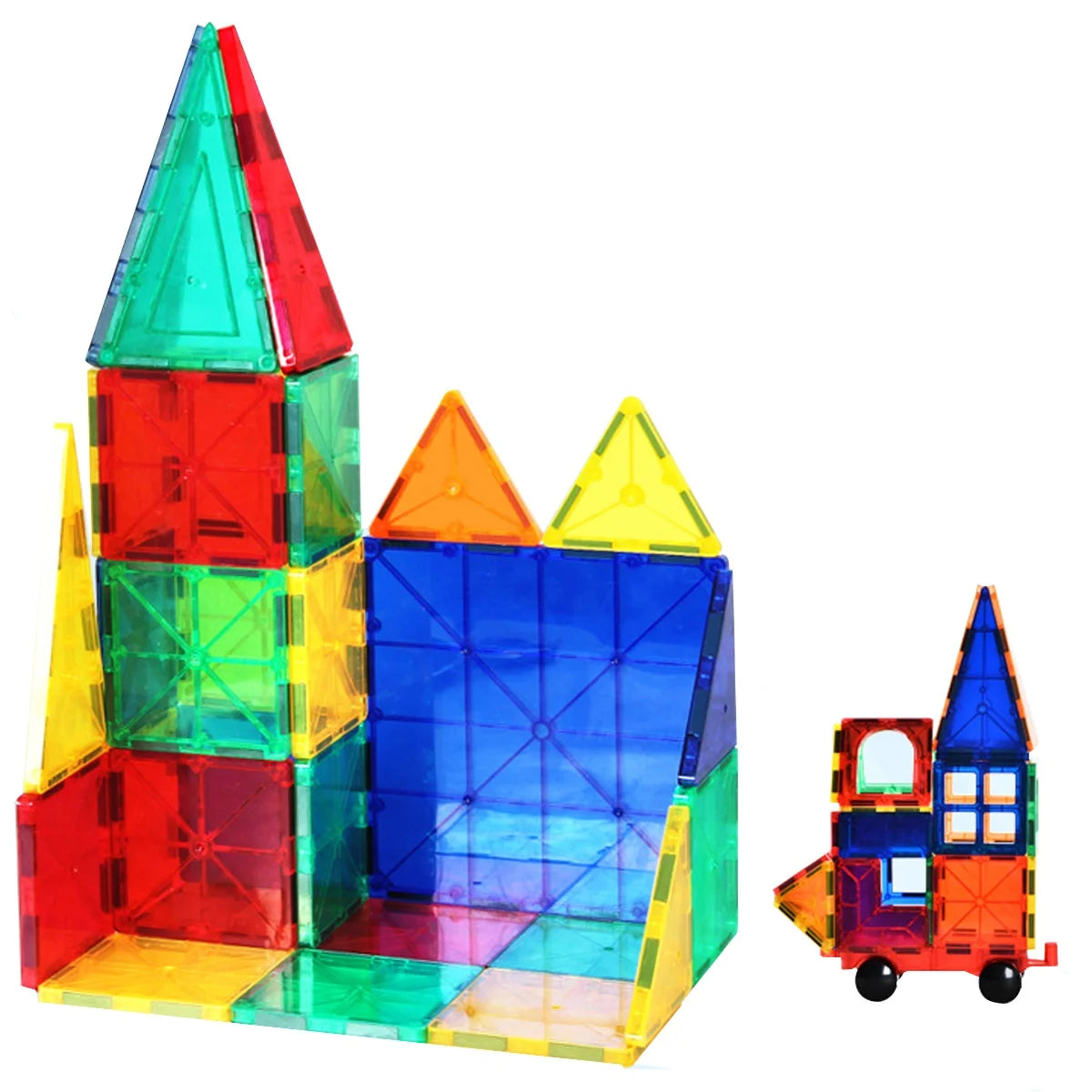 Magnetic Building Blocks Tile Set, 100pc W733500