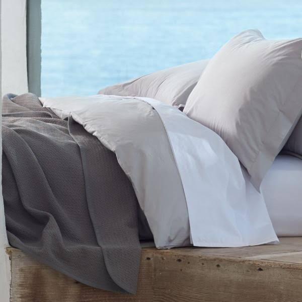 Organic 300 Percale Flat Sheet, Twin - Natural G558