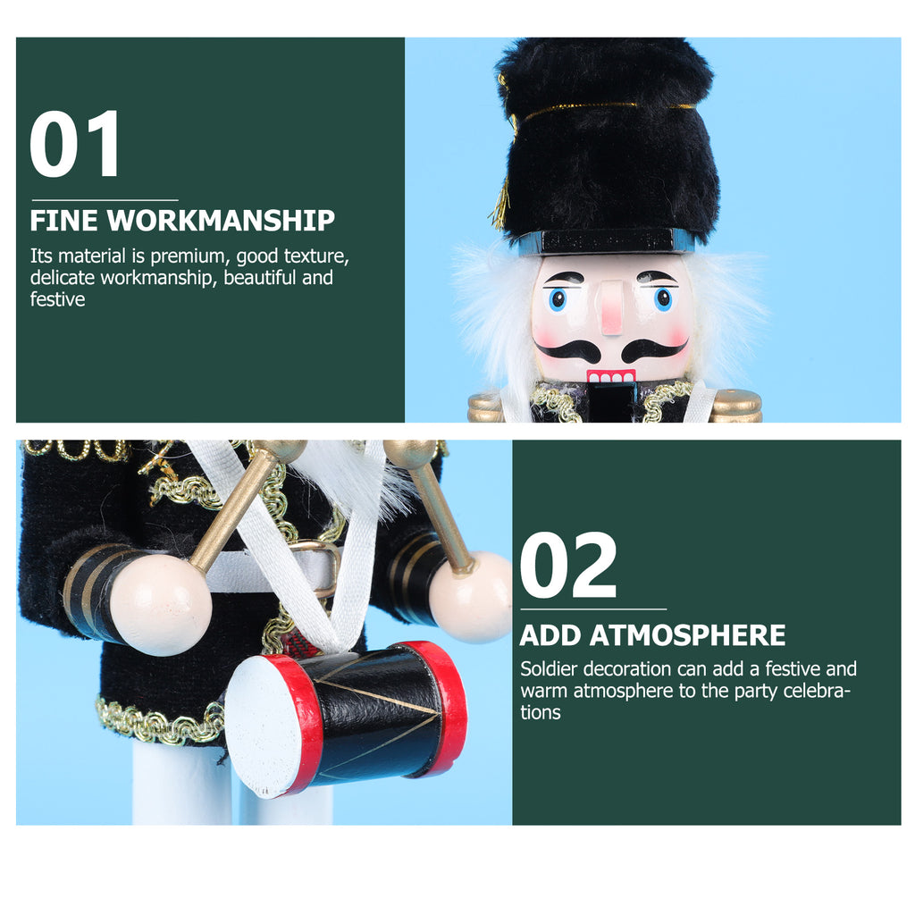 Wooden Nutcracker Soldier Doll Xmas Decor M766