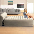 Queen Dura-Beam Airbed with Headboard - Black L98386