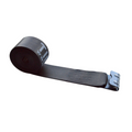4" x 40' Winch Tie Down Strap with Flat Hook, 5400 lbs Black Q15201