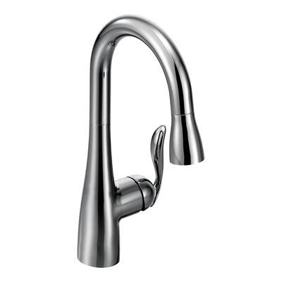 Chrome Pull Down Single Handle Kitchen Faucet V868204