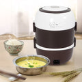 3 Layers 2L Electric Lunch Box Rice Cooker Stainless Steel P910842